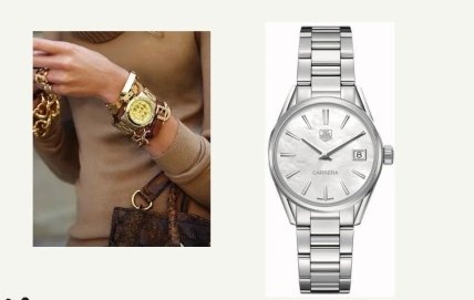 Годинник на масивному сталевому браслеті