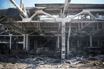 Последствия удара россиян по Одесской области