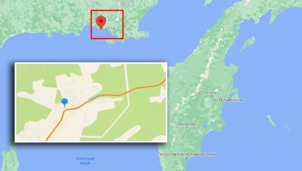 Магадан карта