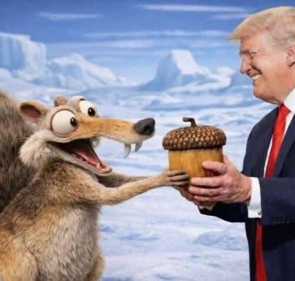 Білка з Льодовикового періоду та Дональд Трамп