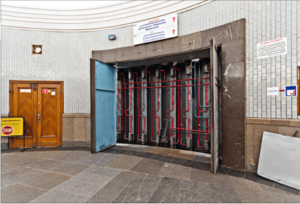 Гермозатвор на станції Вокзальна