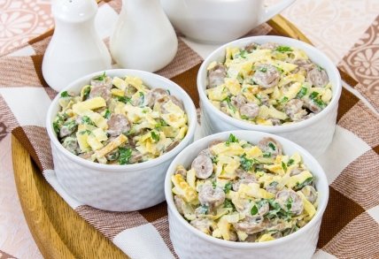 Сытный, вкусный салат