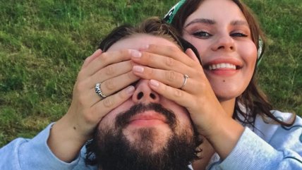 Александра Зарицкая с мужем