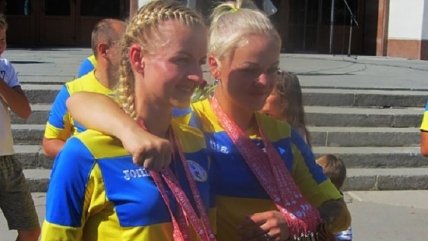 Инна Визир с сестрой