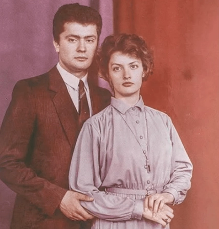 Петр и Марина Порошенко в молодости
