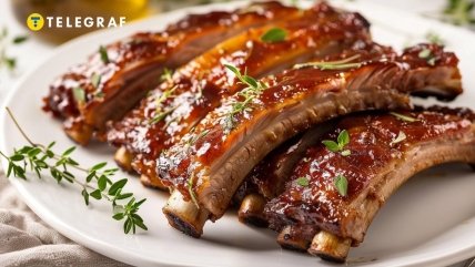 Запечені ребра - варіант вдалої вечері (зображення створено за допомогою ШІ)