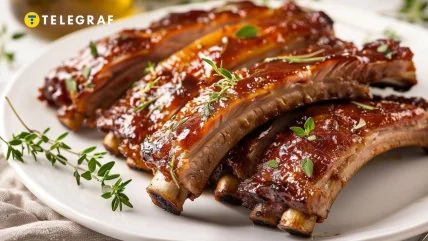 Запечені ребра - варіант вдалої вечері (зображення створено за допомогою ШІ)