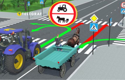 Що це за дорожній знак "Рух зазначених транспортних засобів заборонено"