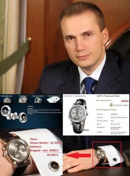 Александр Янукович часы