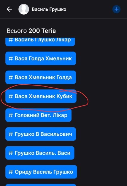 Василий Грушко записан в телефонах людей как Вася Хмельник Кубик