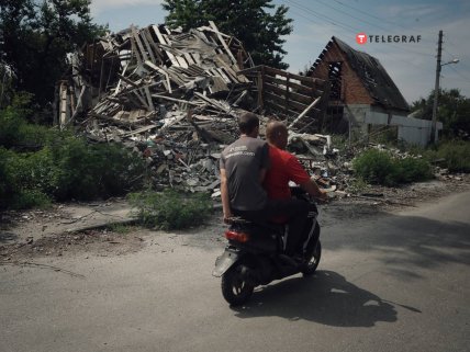 Разрушения в Чугуеве 5.08.2022