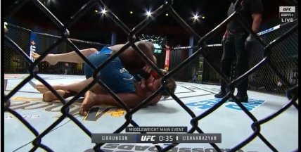 Брансон победил Шахбазяна техническим нокаутом в главном бою турнира UFC Fight Night 173