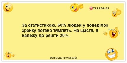 Анекдоти про ранок понеділка