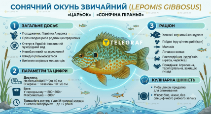 Сонячний окунь - основні дані