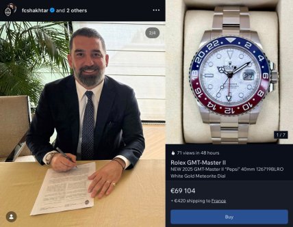 Туран подписывал контракт с Шахтером в часах Rolex GMT Master 2