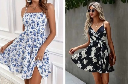 квітковий принт, сукня
