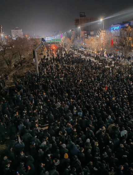 Протесты в Иране