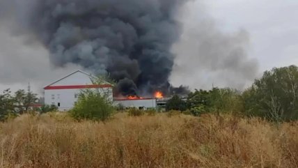 Пожежа на заводі Хортиця