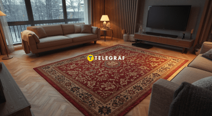 Килим у радянському стилі в сучасному інтер’єрі