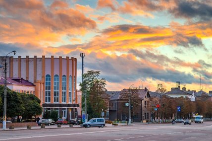 Місто Коростень на Житомирщині