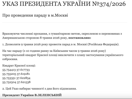 Указ президента