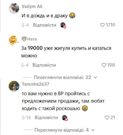Коментарі до відео