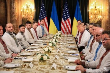 Мемы о встрече Трампа и Зеленского