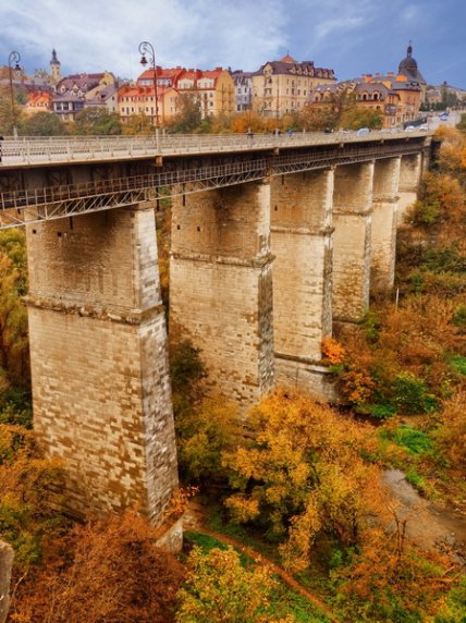 Кам'янець-Подільський восени, міст