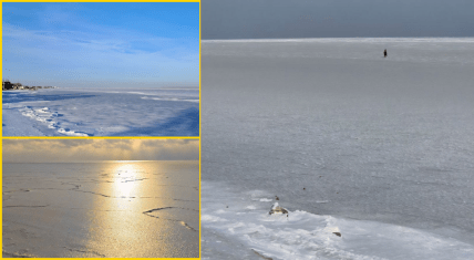 Азовське море замерзло