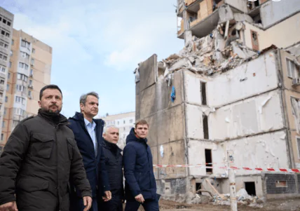 Владимир Зеленский и Кириакос Мицотакис