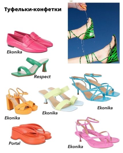 Как выбрать обувь на лето 2022