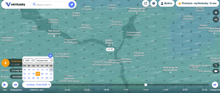 Погода в Днепре на 19 февраля.