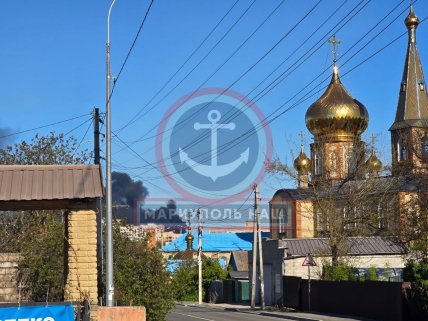 Пожежа на "Азовсталі" в Маріуполі