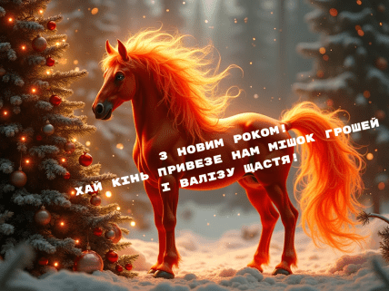 Побажання з Новим роком 2026, картинки, листівки, проза