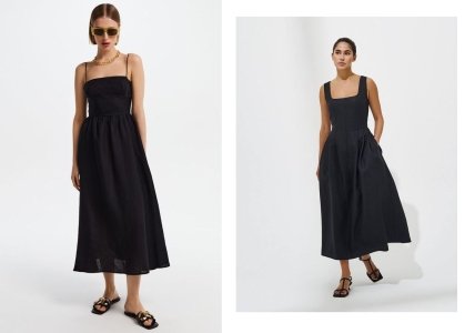 чорний сарафан