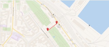 Фунікулер на мапі