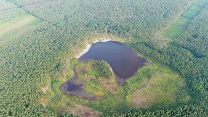 Озеро с высоты