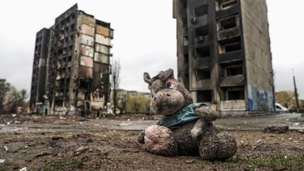 В большом городе осталось очень мало людей