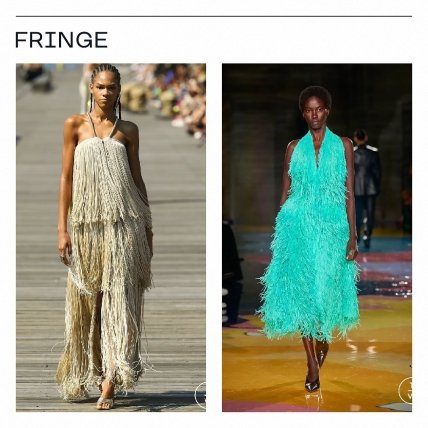 Платья с бахромой