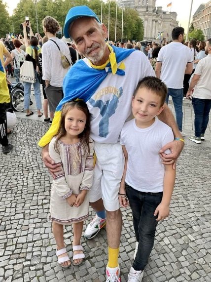 Франк на мітингу