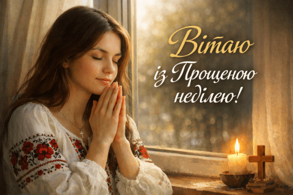 Прощена неділя вітання