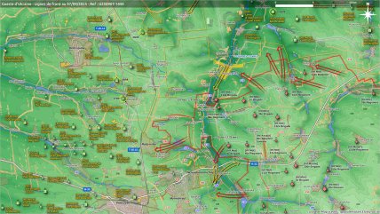 Ситуация под Покровским и Добропольем / карта x.com/Pouletvolant3