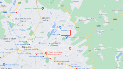 Скріншот карти