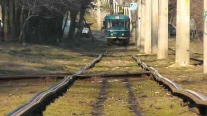В Одессе вместо трамвайных реек — "американские горки"