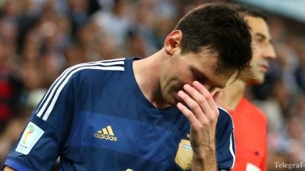 Месси стошнило во время матча Германия - Аргентина
