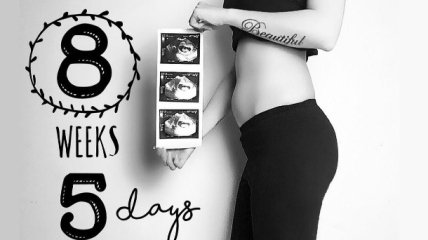 Как выглядит живот на 8 неделе беременности: 12 фото из Инстаграма