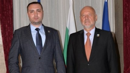 Кирилл Буданов и Тодор Тагарев в Болгарии