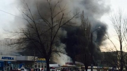 Масштабный пожар в Одессе: пылает местный рынок