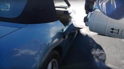 Что произойдет, если в двигатель автомобиля залить жидкий азот (Видео)