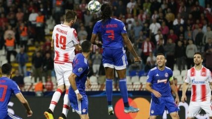 Црвена Звезда - Олимпиакос: видеообзор матча Лиги чемпионов